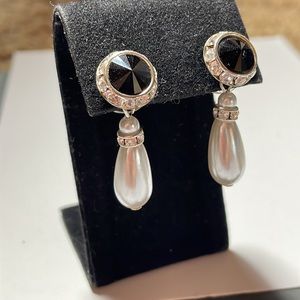 A pair of earrings from The Bridal Collection